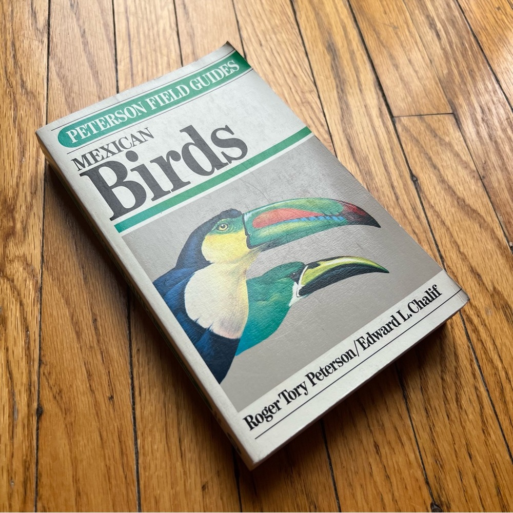 Vintage Peterson Field Guide Book Mexican Birds, Paperback Book